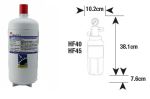 Waterfilter 3M Hoog volume voor Post-Mix machine /Hoog 650mm diameter 125mm Capaciteit 94.635 liter (3 micron)