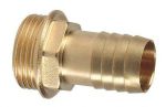 Nïckl. pl. brass hose nipple D.10mm THREAD M3/8