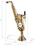 Tower “Sax“ 1 5/8“ Goldplated 