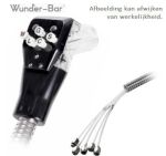 Pre mix bar gun 7 knoppen slang 210cm