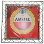 Huur backdrop logo Amstel