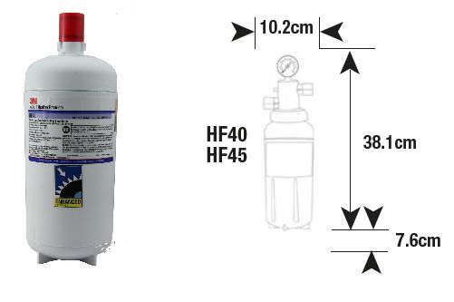 single high flow filter capaciteit 94635 liter 3 micron